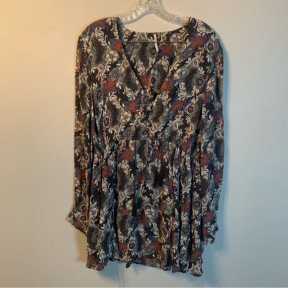Free People Stealing Fire Mini Dress L - Picture 6 of 14